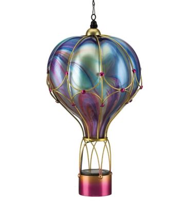 Regal Art & Gift Large Solar-Powered Osmosis Balloon Lantern, Purple