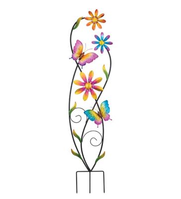 Image showing  Vine Spinner Stake, Butterfly