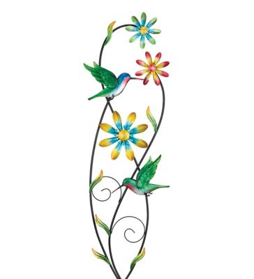 Regal Art & Gift Vine Spinner Stake, Hummingbird