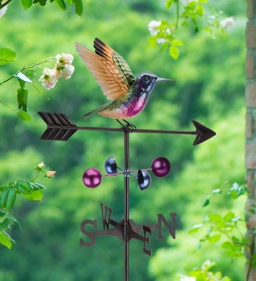 Image showing  59.5 in. Weathervane Stake, Purple Coronet