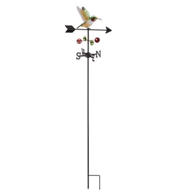 Image showing  59.5 in. Weathervane Stake, Ruby Throated