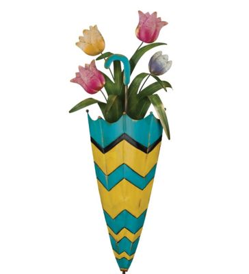 Regal Art & Gift Umbrella Flower Stake - Blue