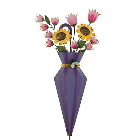 Regal Art & Gift Umbrella Flower Stake - Purple