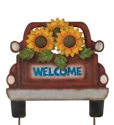 Regal Art & Gift Sunflower Garden Stake - Truck