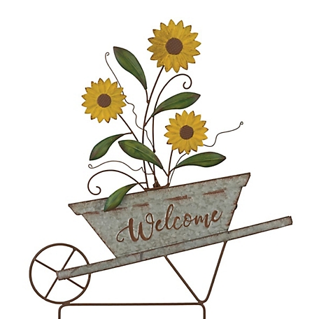 Regal Art & Gift Sunflower Garden Stake - Welcome