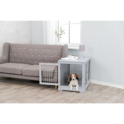 Image showing  Indoor End Table 2-Door MDF Dog Crate