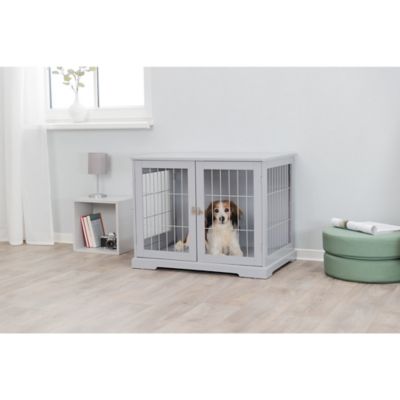 Image showing 5 th TRIXIE Indoor End Table 2-Door MDF Dog Crate