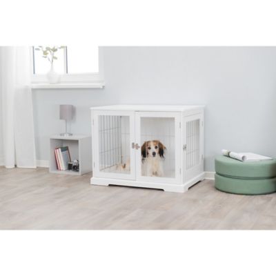 Image showing 5 th TRIXIE Indoor End Table 2-Door MDF Dog Crate