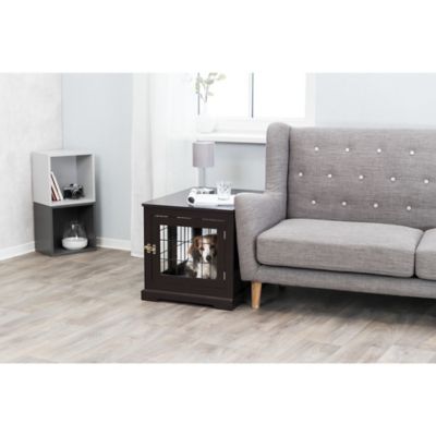 Image showing  Indoor End Table 2-Door MDF Dog Crate