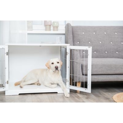 Image showing  Indoor End Table 2-Door MDF Dog Crate