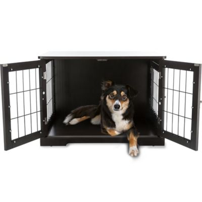 Image showing  Indoor End Table 2-Door MDF Dog Crate