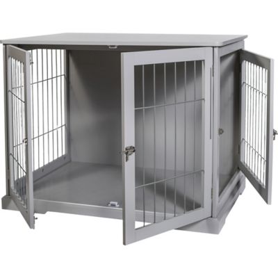 Image showing 5 th TRIXIE Indoor End Table 2-Door MDF Dog Crate