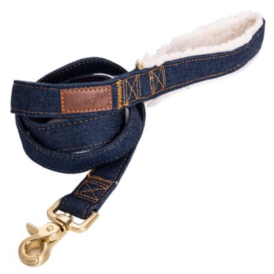 Wrangler Denim and Sherpa Dog Lead