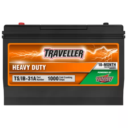 Traveler 12V 1000CCA Interstate Heavy Duty Tractor Battery TS/IB-31A-H Tractor Batteries