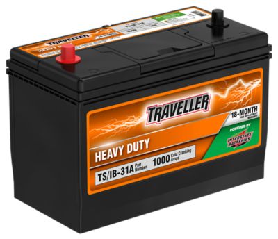 Image showing  12V 1,000 CCA Interstate Heavy-Duty Tractor Battery, TS/IB-31A-H