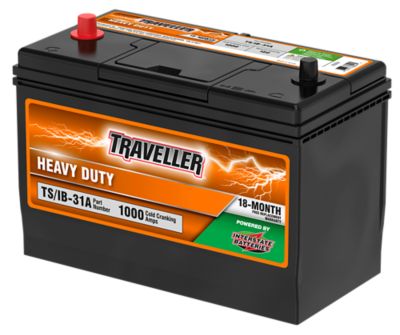 Image showing  12V 1,000 CCA Interstate Heavy-Duty Tractor Battery, TS/IB-31A-H