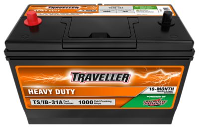 Image showing  12V 1,000 CCA Interstate Heavy-Duty Tractor Battery, TS/IB-31A-H