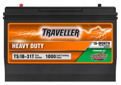 Traveller Interstate Heavy-Duty Tractor Battery, 1,000 CCA