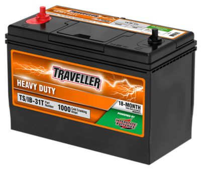 Image showing  12V 1,000 CCA Interstate Heavy-Duty Tractor Battery