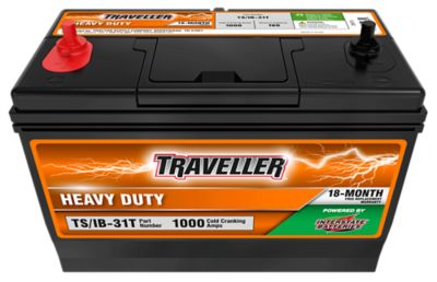 Image showing  12V 1,000 CCA Interstate Heavy-Duty Tractor Battery