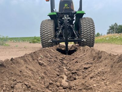 Image showing 9 th Field Tuff 3-Point Furrorwer with Shovels