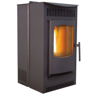 Castle Pellet Stoves Castle Serenity Pellet Stove, 1,500 sq. ft., 4 Operating Modes, 40 lb. Hopper