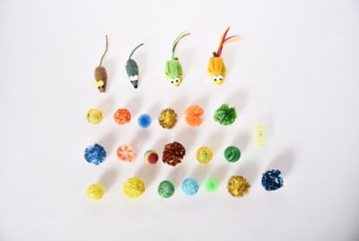 Image showing  Chase and Pounce Multi-Pack Cat Toys, 24-Pack