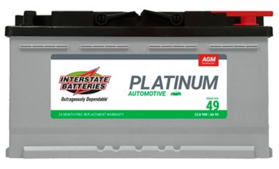 Interstate Batteries Auto Battery H8/49 AGM 900 CCA, IBTSP-49/H8