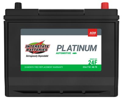 Interstate Batteries Auto Battery 24F AGM 710 CCA, IBTSP-24F