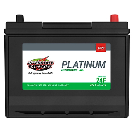 Interstate Batteries Auto Battery 24F AGM 710 CCA, IBTSP-24F