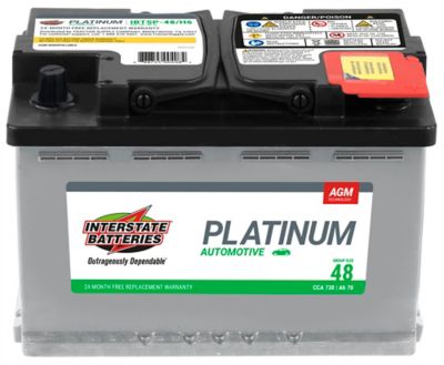 Image showing  48 AGM Auto Battery, 730 CCA