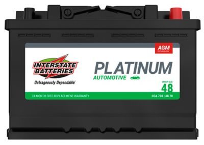 Image showing  48 AGM Auto Battery, 730 CCA