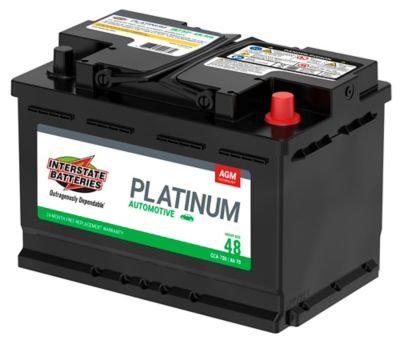 Image showing 6 th Interstate Batteries 48 AGM Auto Battery, 730 CCA
