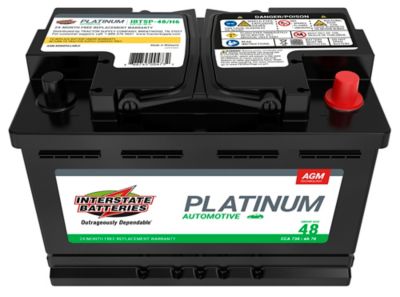 Image showing 7 th Interstate Batteries 48 AGM Auto Battery, 730 CCA