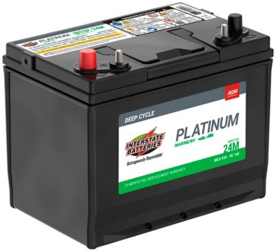 Image showing  AGM Marine Battery, 24M/930 MCA