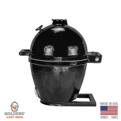 Image showing  Standalone Charcoal Kamado Cooker, 331 sq. in., Black