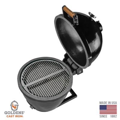 Image showing  Standalone Charcoal Kamado Cooker, 331 sq. in., Black
