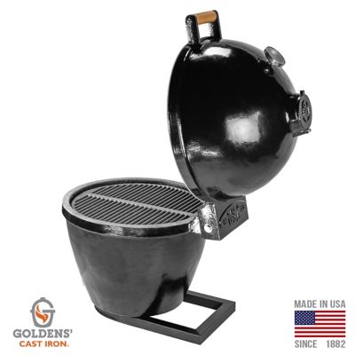 Image showing  Standalone Charcoal Kamado Cooker, 331 sq. in., Black