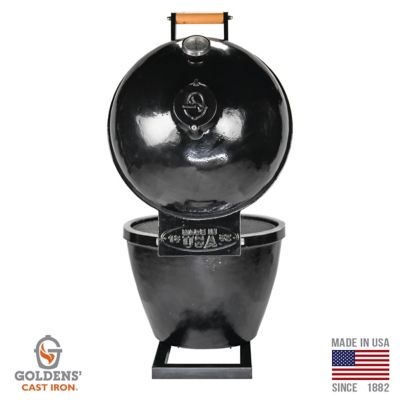 Image showing  Standalone Charcoal Kamado Cooker, 331 sq. in., Black