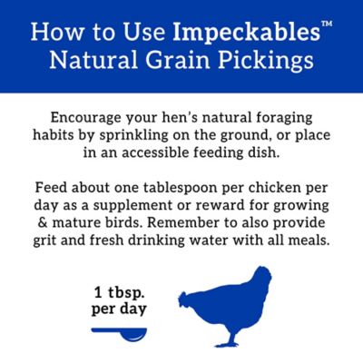 Image showing 5 th ImPECKables Natural Grain Pickings with Sunflower, Flax and Worms Chicken Treats, 7 lb.