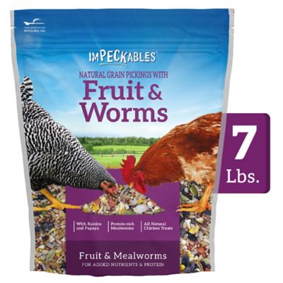 ImPECKables Fruit and Worms Chicken Treats, 7 lb.