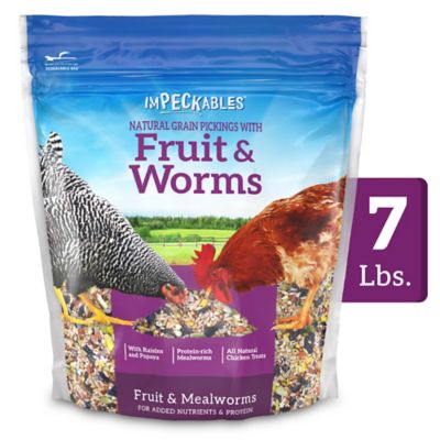 ImPECKables Fruit and Worms Chicken Treats, 7 lb.