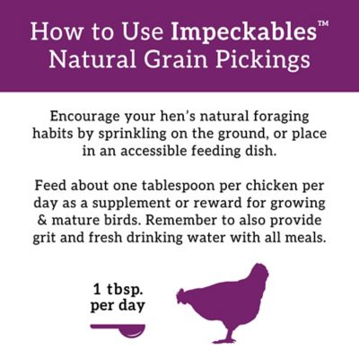 Image showing 5 th ImPECKables Natural Grain Pickings with Fruit and Worms Chicken Treats, 7 lb.