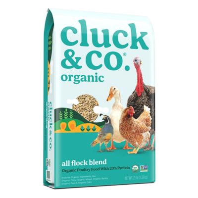 Cluck & Co. Organic All Flock Poultry Feed, 25 lb. Bag