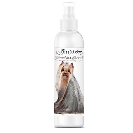 The Blissful Dog Shine-On + Sheen Dog Coat Conditioner & De-Tangling Spray, 8 oz