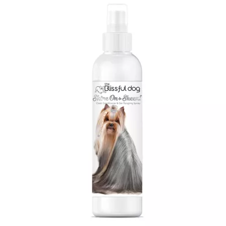 The Blissful Dog Shine-On + Sheen Dog Conditioner and Detangling Spray 8 oz Grooming Sprays & Detanglers