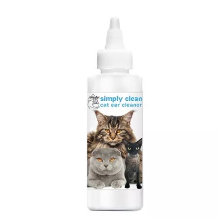 The Blissful Dog Simply Clean Ear Cleaner for Cats 4 oz. Cat Ear Care