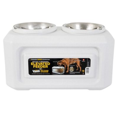 Gamma2 12-Cup Gamma Elevated Storage Dog Feeder Set with 2 Bowls