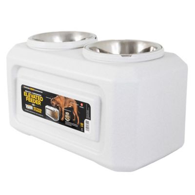 Image showing  12-Cup Gamma Elevated Storage Dog Feeder Set with 2 Bowls