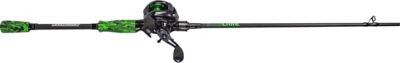 Lunkerhunt Green Camo , 6 ft. 8 in. Sublime Baitcaster Rod Combo - Right Handed, BCCOMSUB01